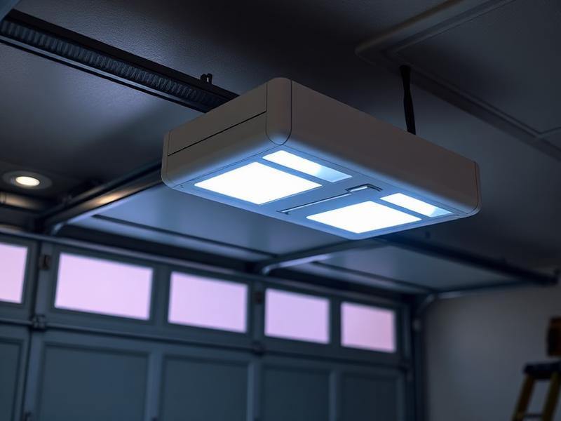 Smart garage door opener with motion detection sensor